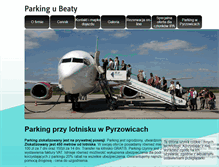 Tablet Screenshot of parkingpyrzowice.org